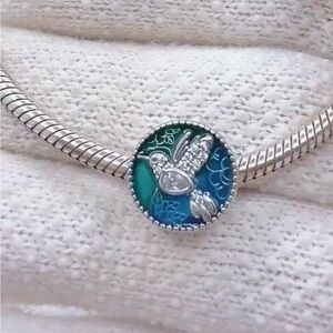 Hummingbird Charm S925 Sterling Silver Charm For Pandora Bracelet